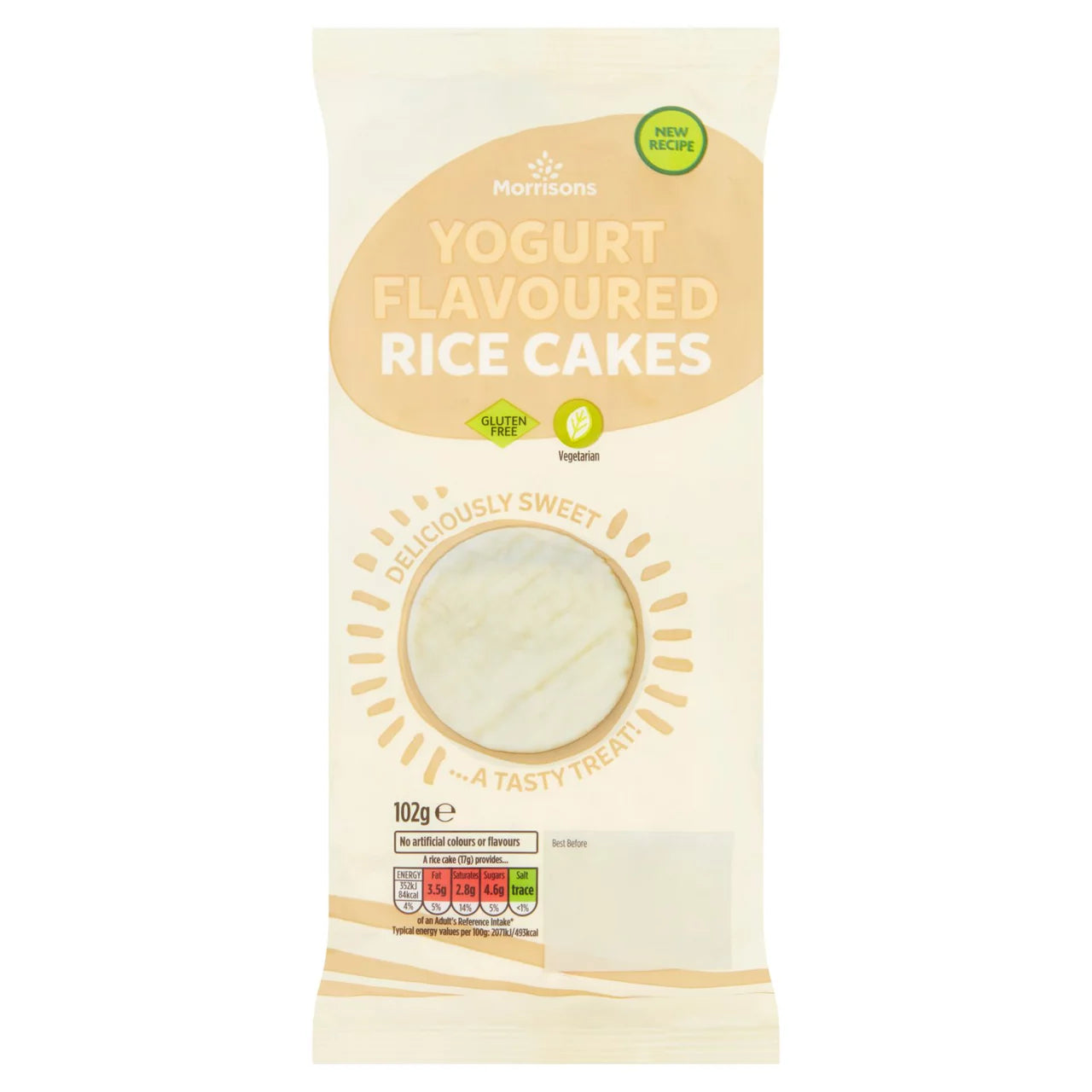 Morrisons Yogurt Flavoured Rice Cakes 102g