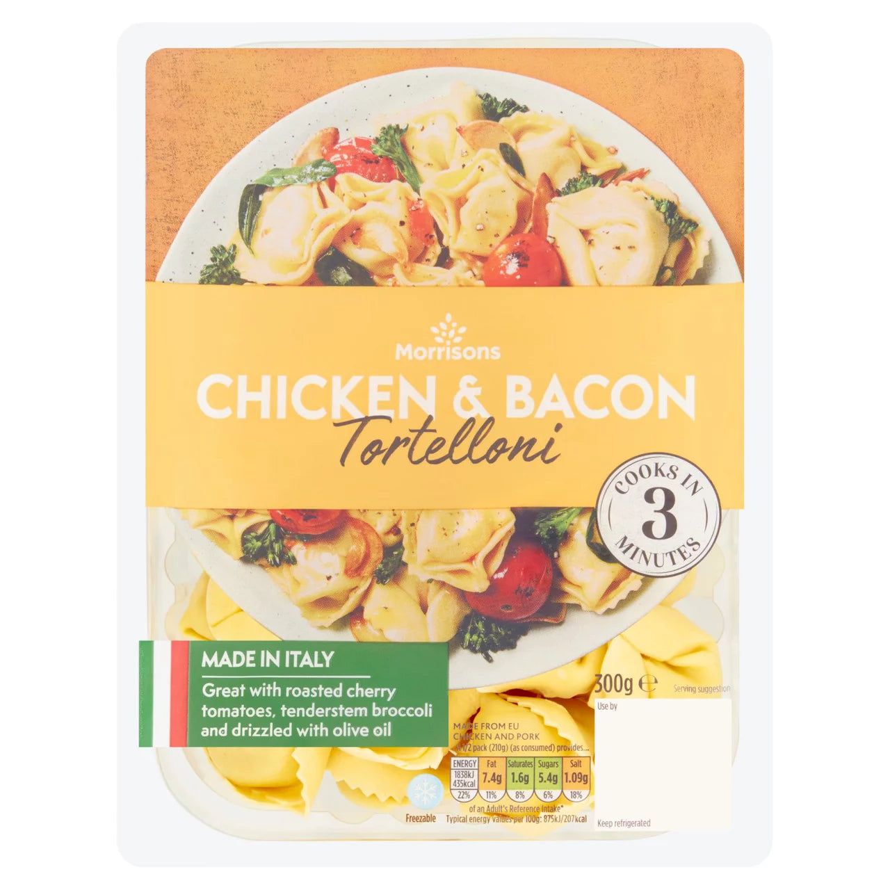 Morrisons Kitchen Chicken & Bacon Tortelloni 300g
