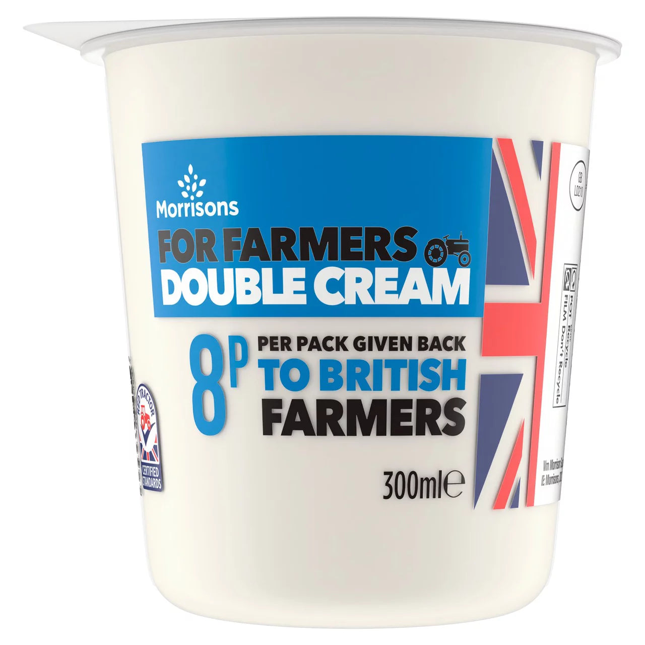 Morrisons Double Cream for Farmers 300ml