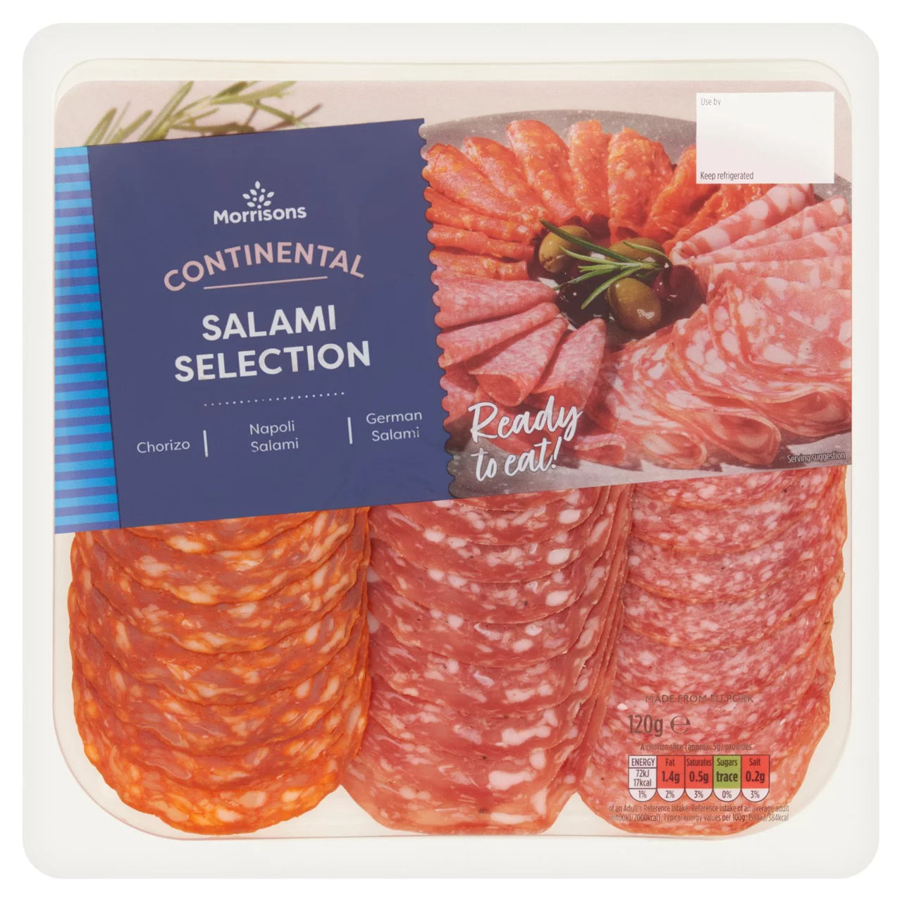 Morrisons Italian Salami Selection 120g