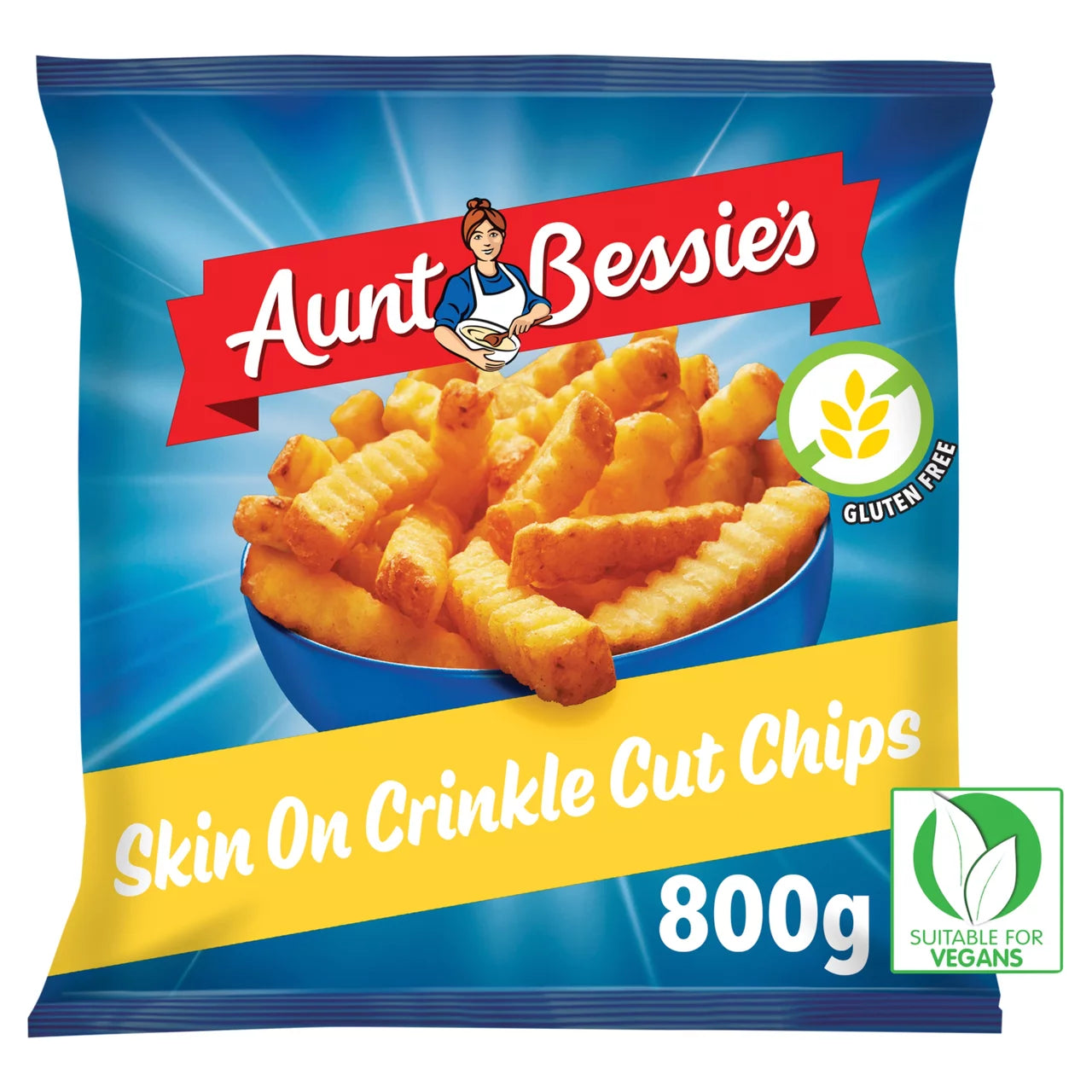Aunt Bessies Crinkle Cut Chips 800g