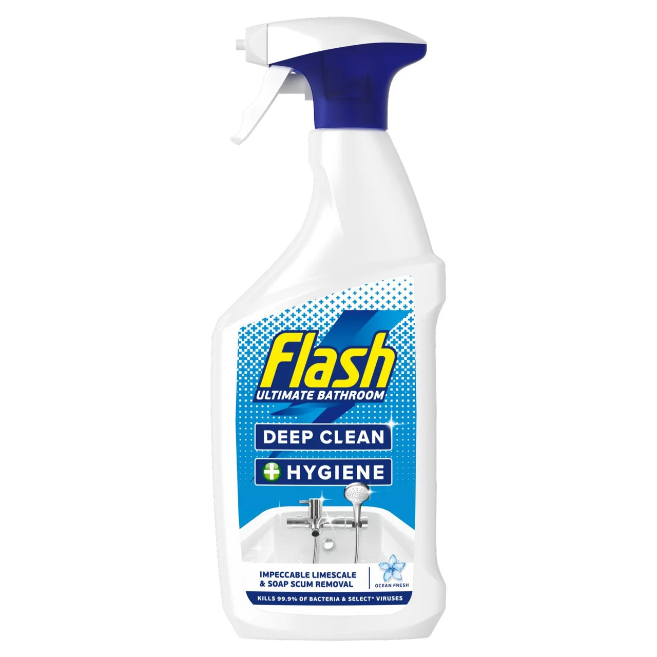 Flash 3 In 1 Antibacterial Bathroom Spray Wipe 800ml