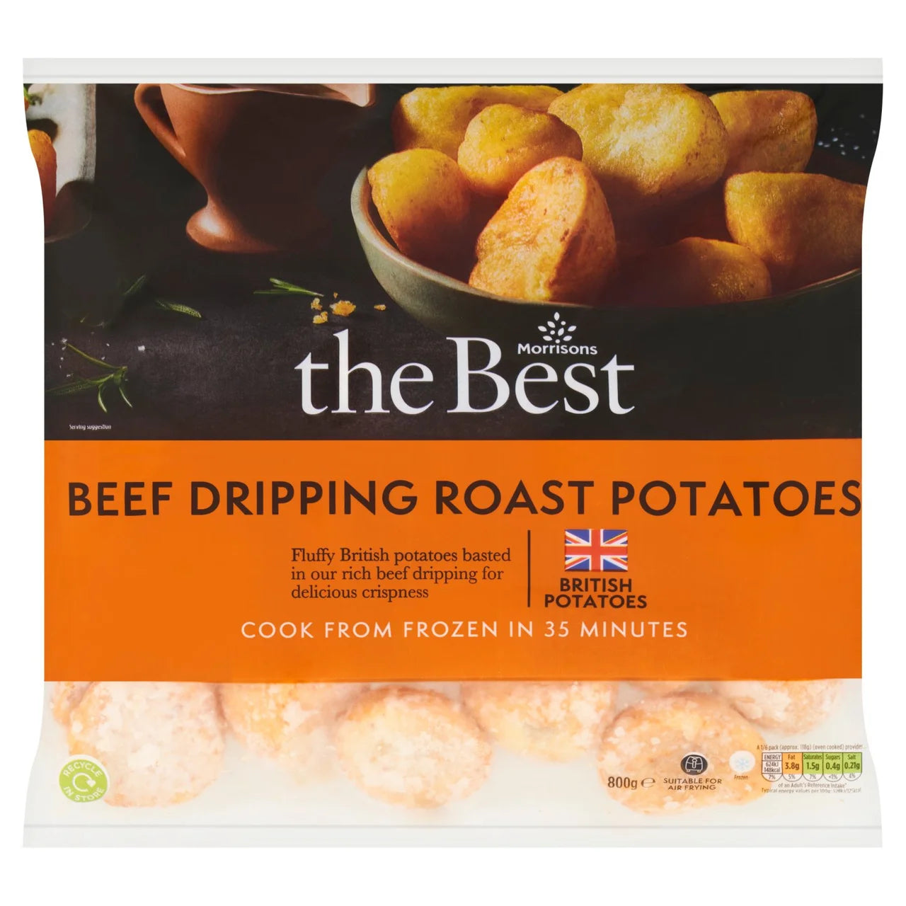 Morrisons The Best Beef Fat Roast Potatoes 800g