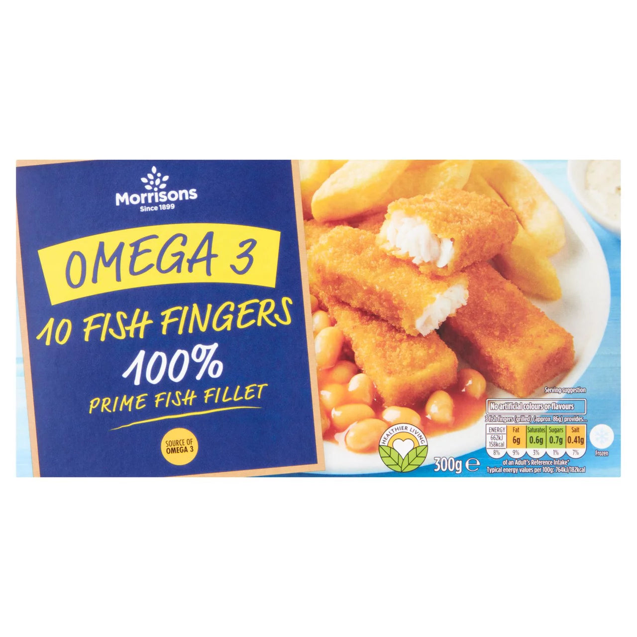 Morrisons 10 Omega 3 Fish Fingers 300g