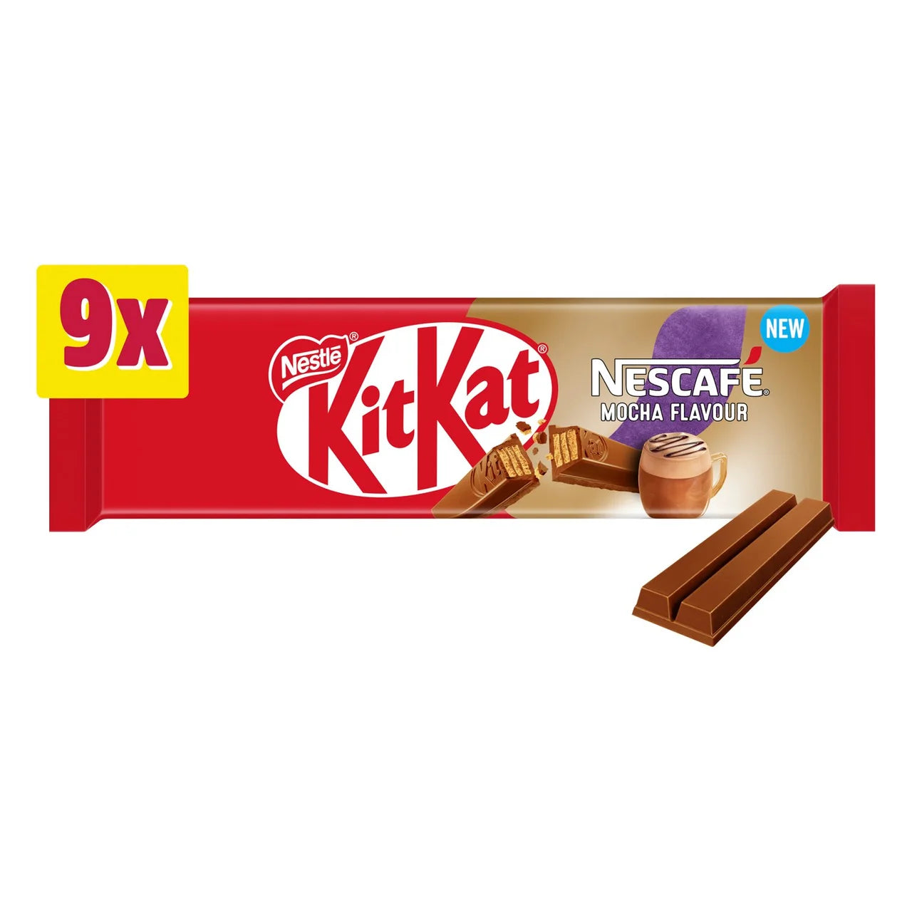 Kit Kat 2 Finger Nescafé Mocha Coffee 9 x 20.7g [719]