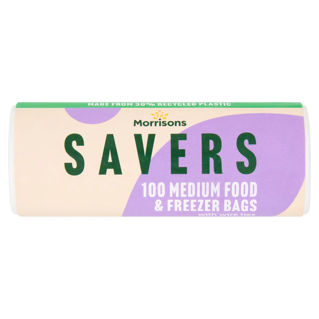 Morrisons Savers Food & Freezer Bags Medium 100pk