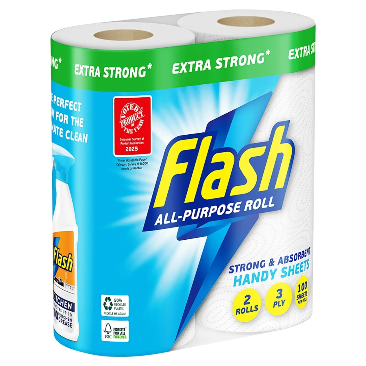 Flash Handy Pack Kitchen Towel 2pk