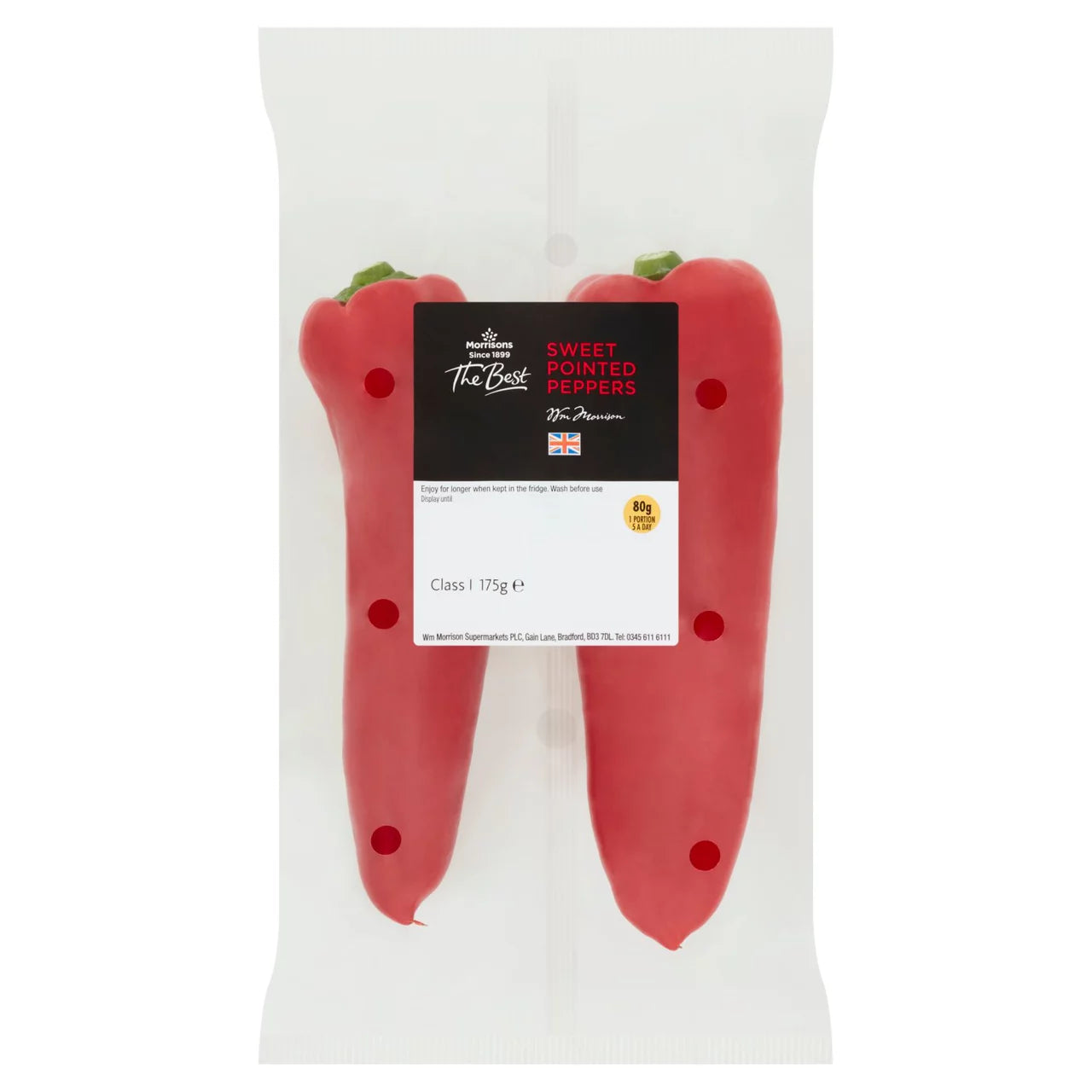 Morrisons The Best Sweet Pointed Peppers 2pack