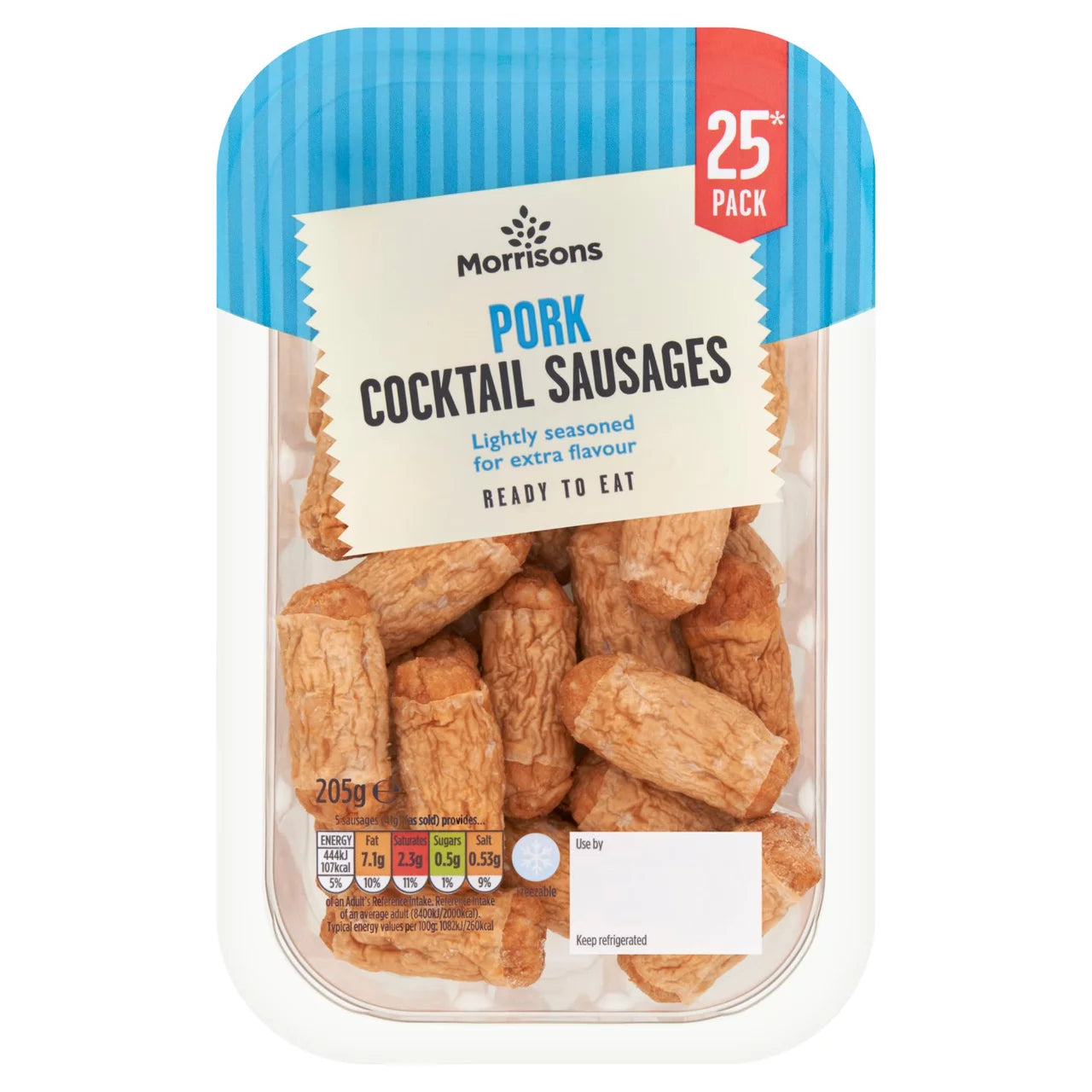 Morrisons 25 Pork Cocktail Sausages 205g