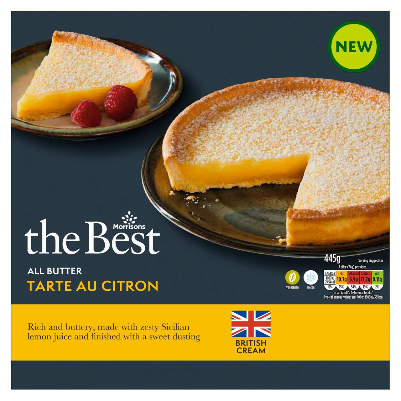 Morrisons The Best Lemon Tart 445g