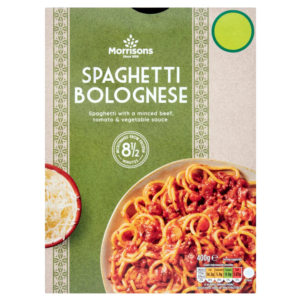 Morrisons Spaghetti Bolognese 400g