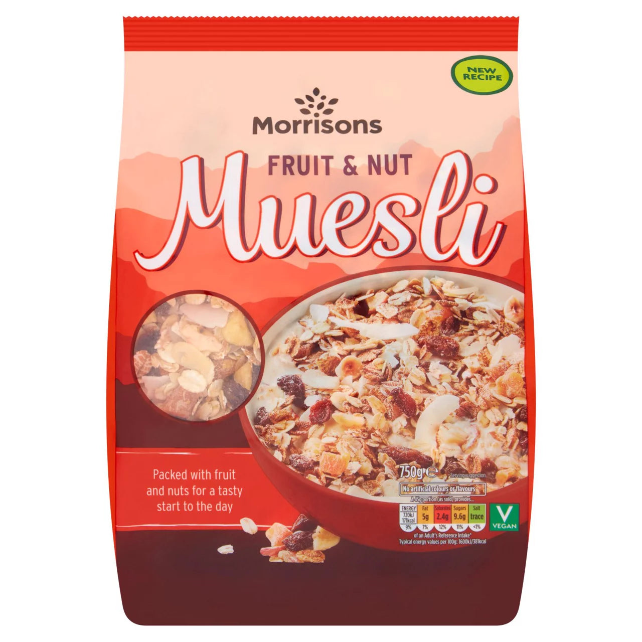Morrisons Fruit Nut Muesli 750g