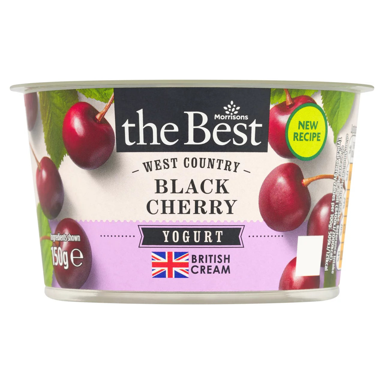 Morrisons The Best Black Cherry Yoghurt V2 150g