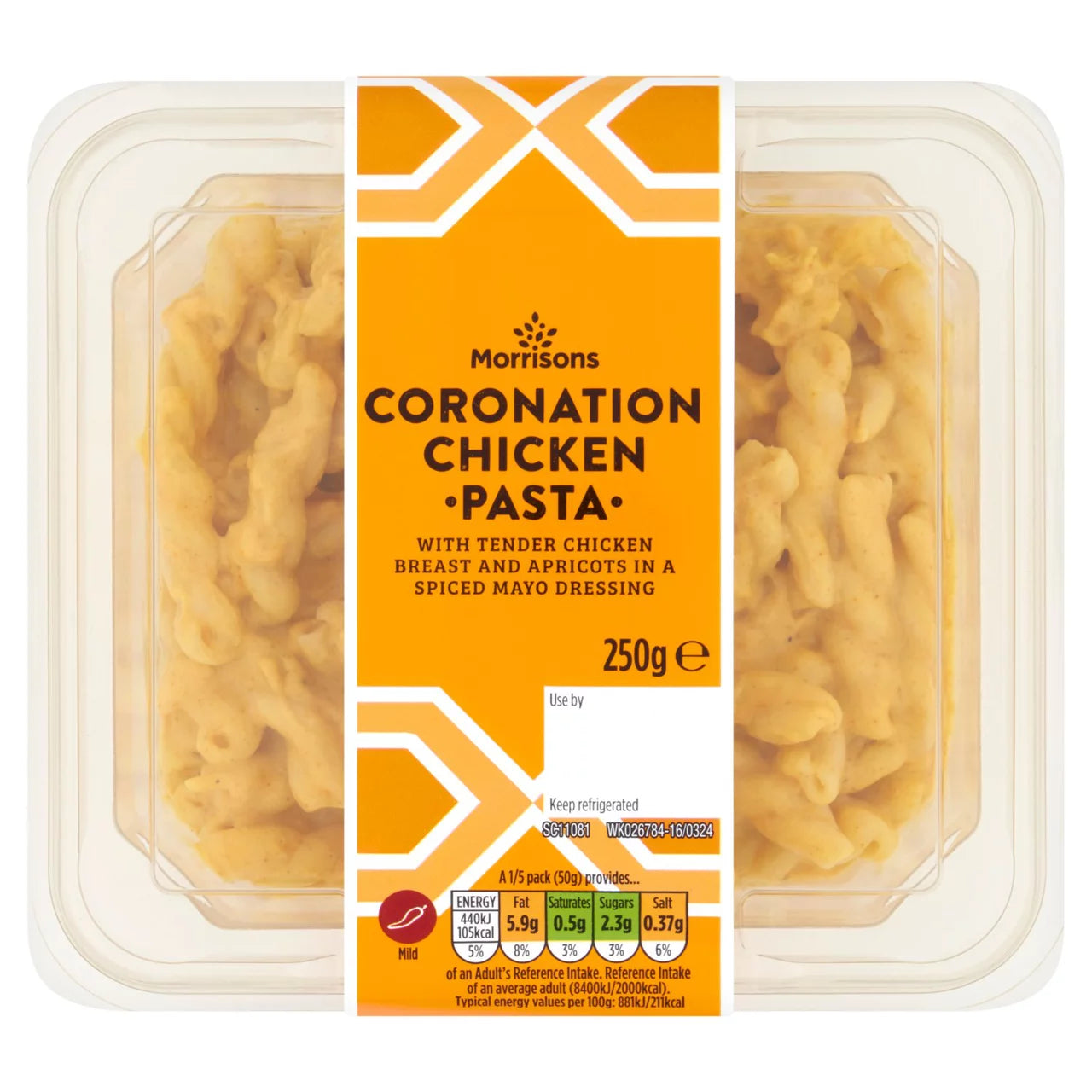 Morrisons Coronation Chicken Pasta 250g [122]