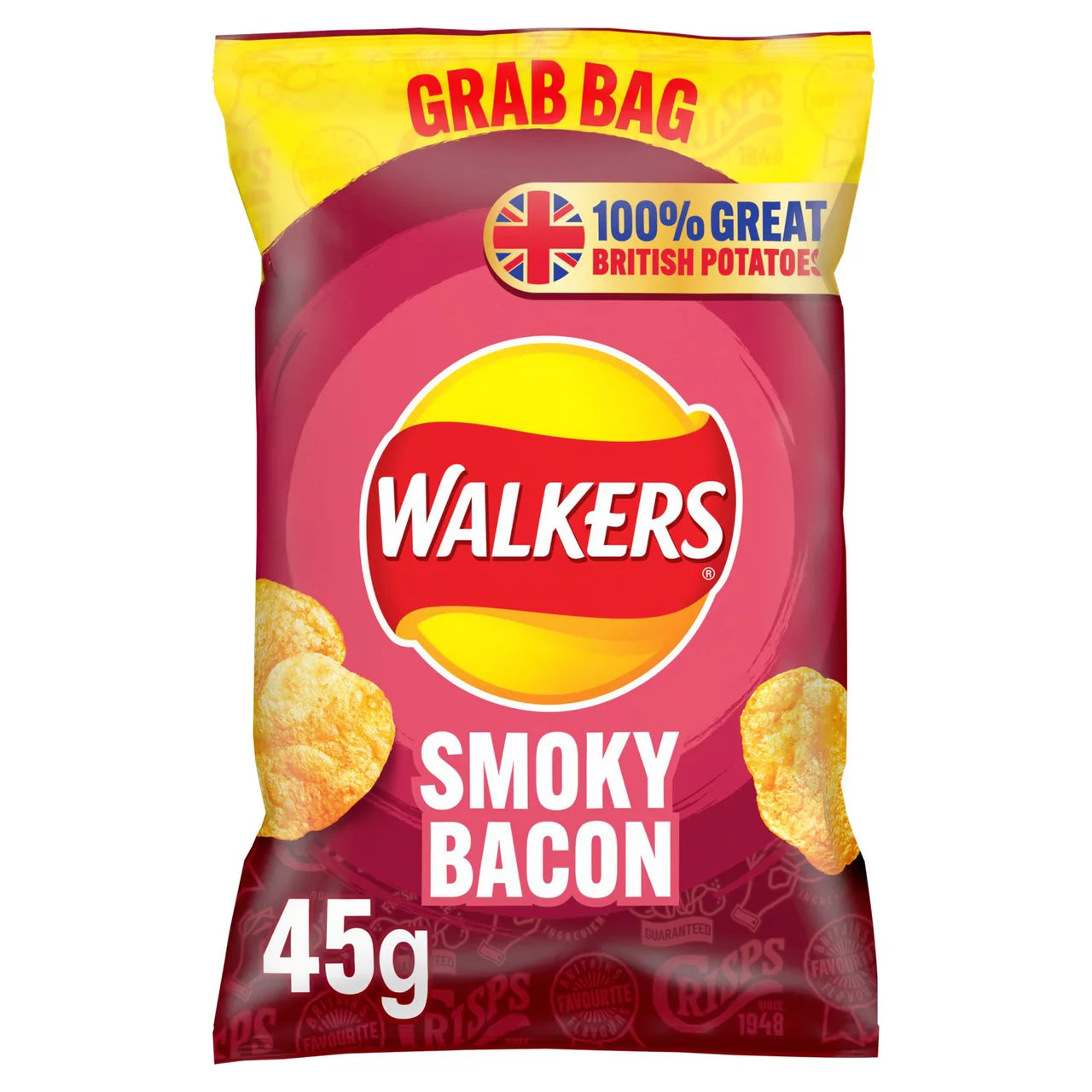 Walkers Smoky Bacon 45g