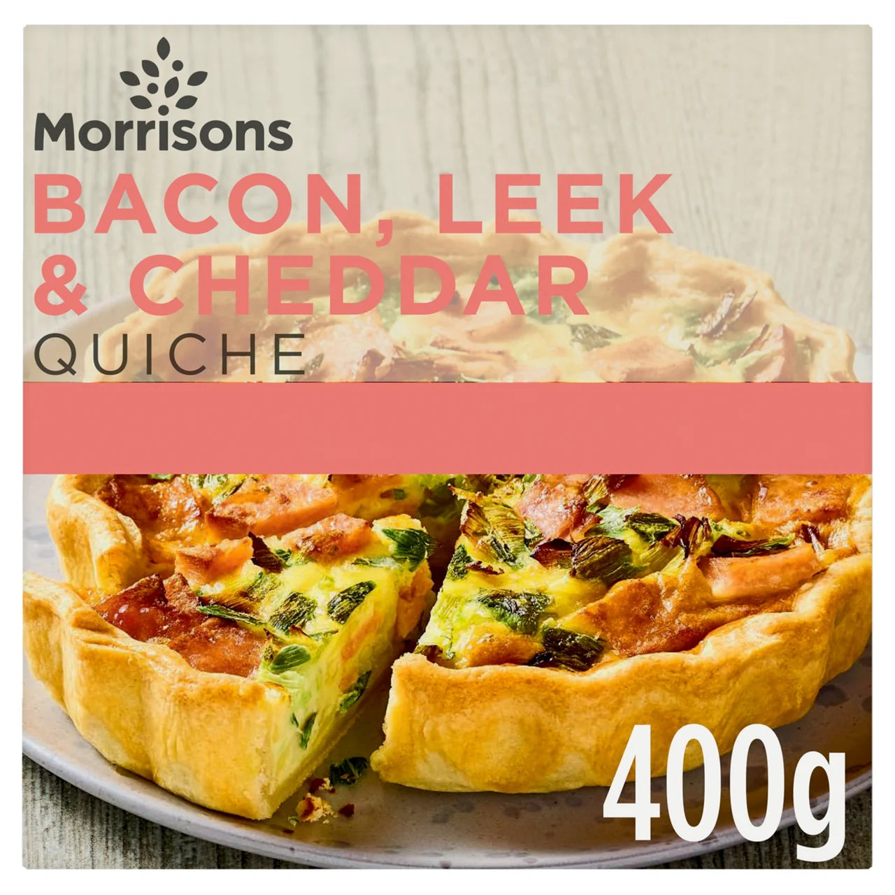 Morrisons Bacon Leek Quiche 400g