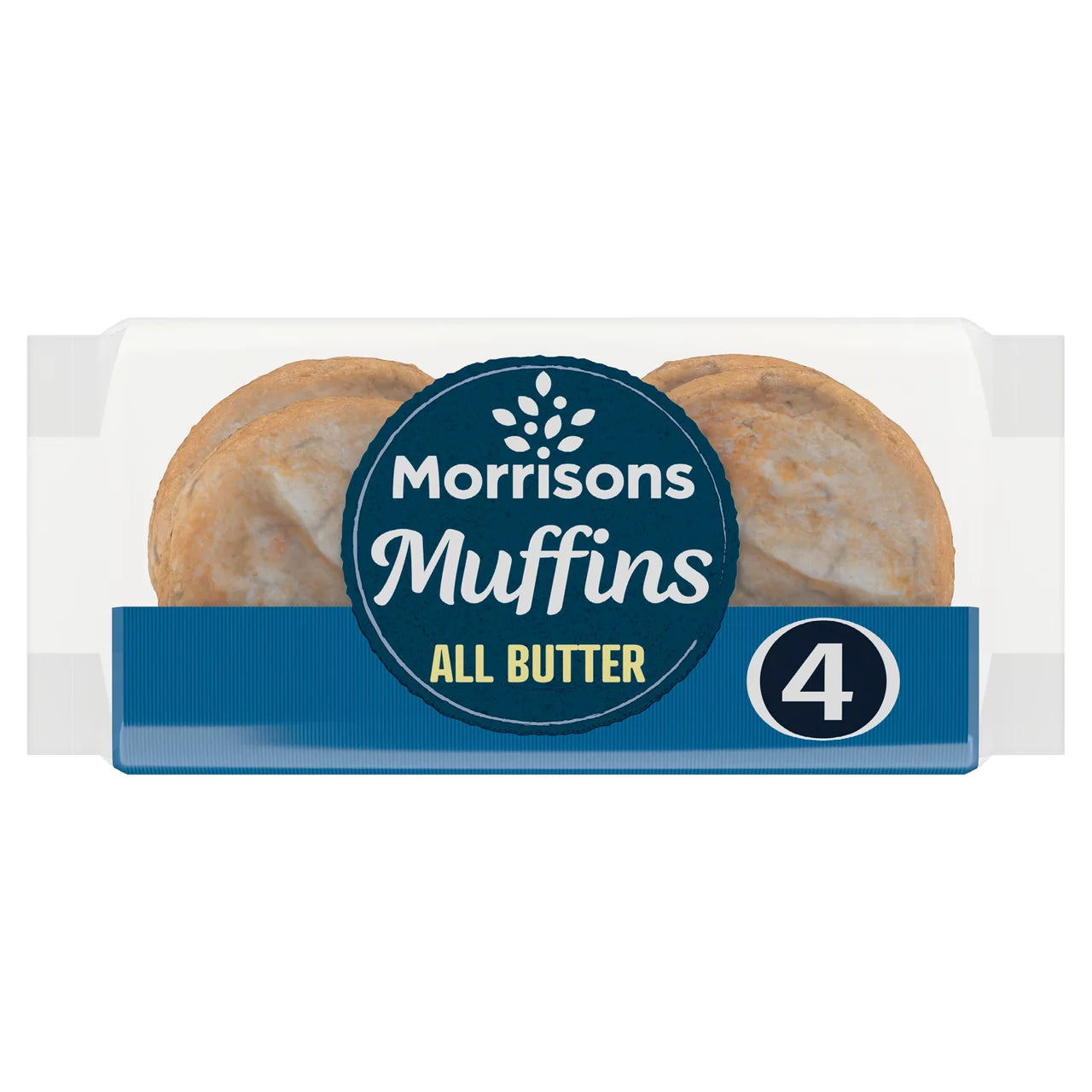 Morrisons All Butter Muffins 4pk