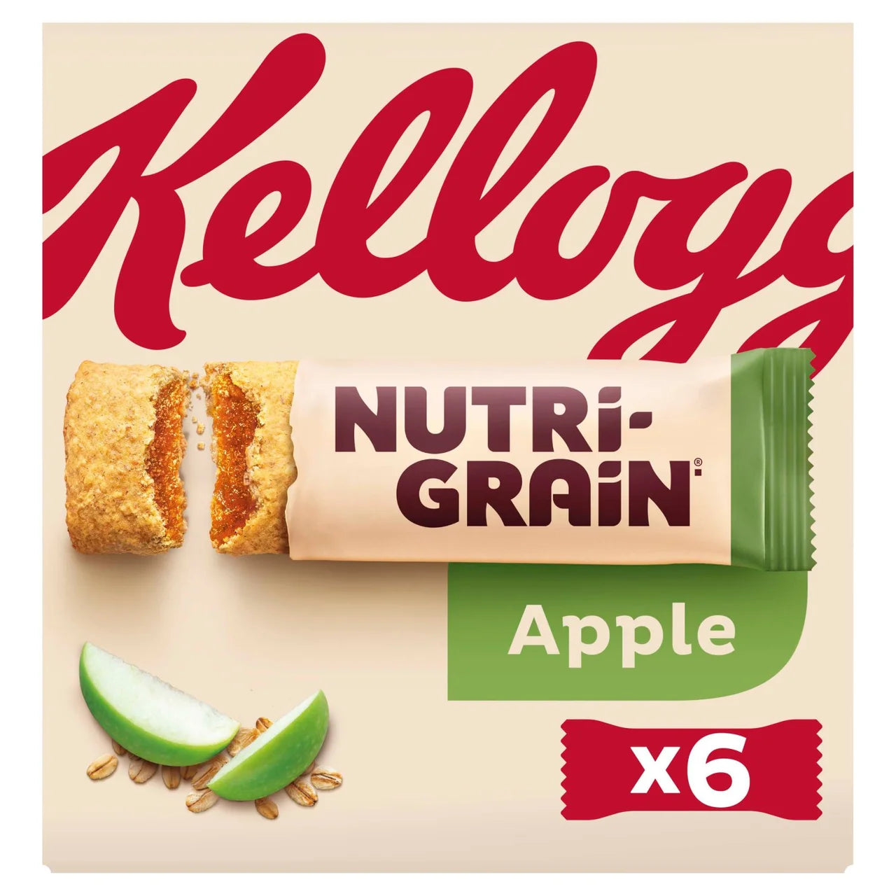Nutri Grain Apple 6 x 37g