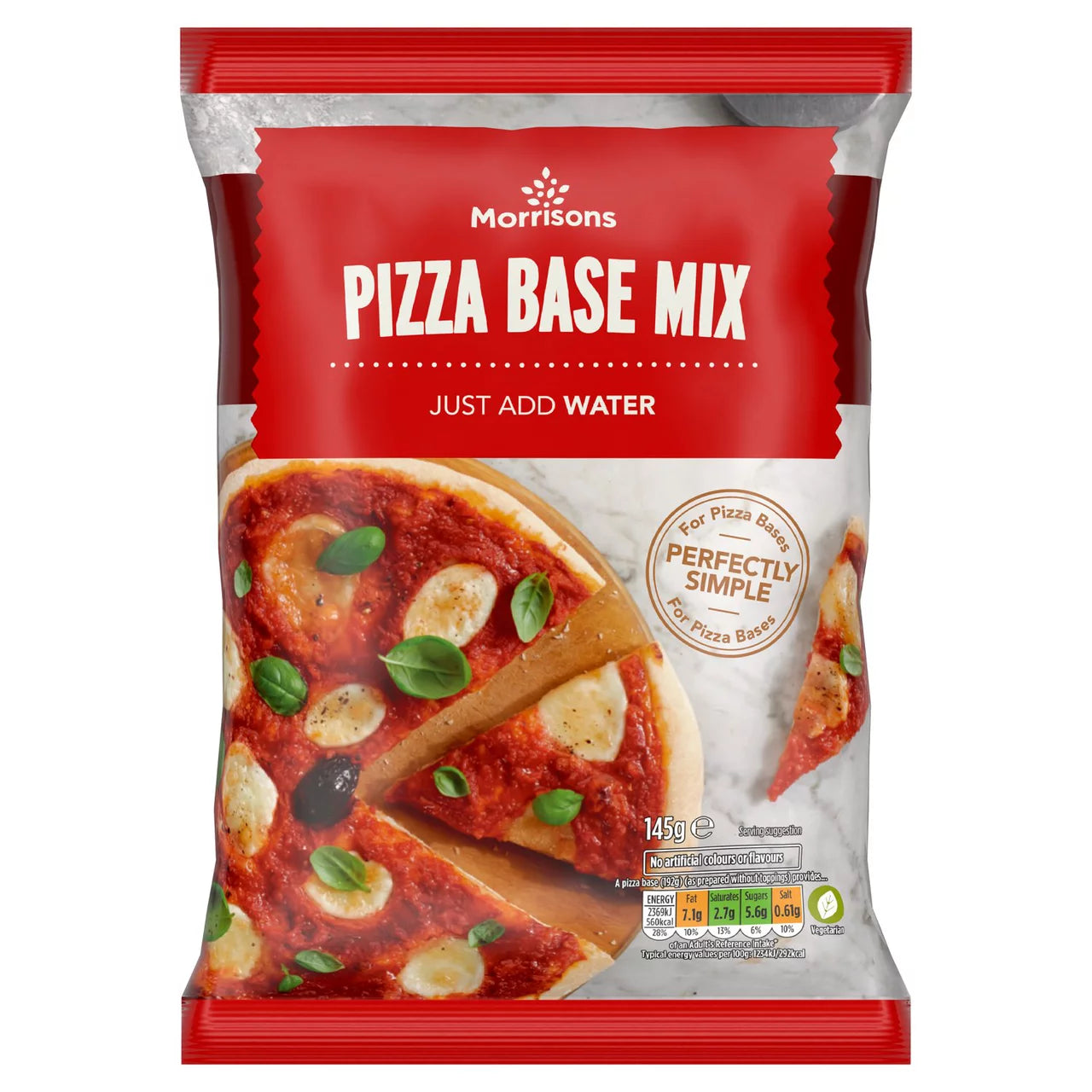 Morrisons Pizza Base Mix 145g
