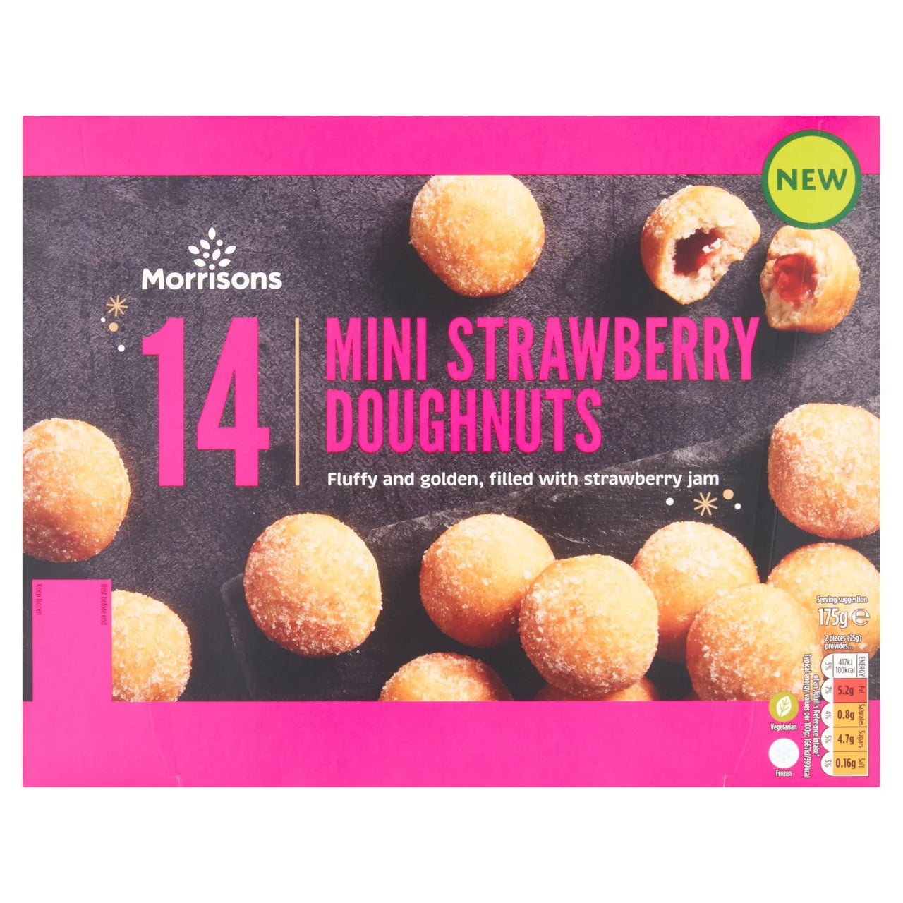 Morrisons Strawberry Jam Doughnuts 175g