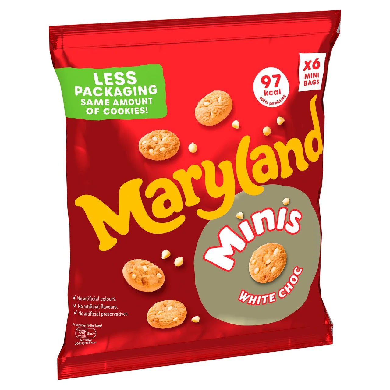 Maryland Minis White Chocolate 6 x 19.8g