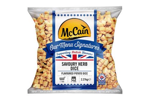 McCain Menu Signatures Savoury Herb Potato Dice 2.27kg