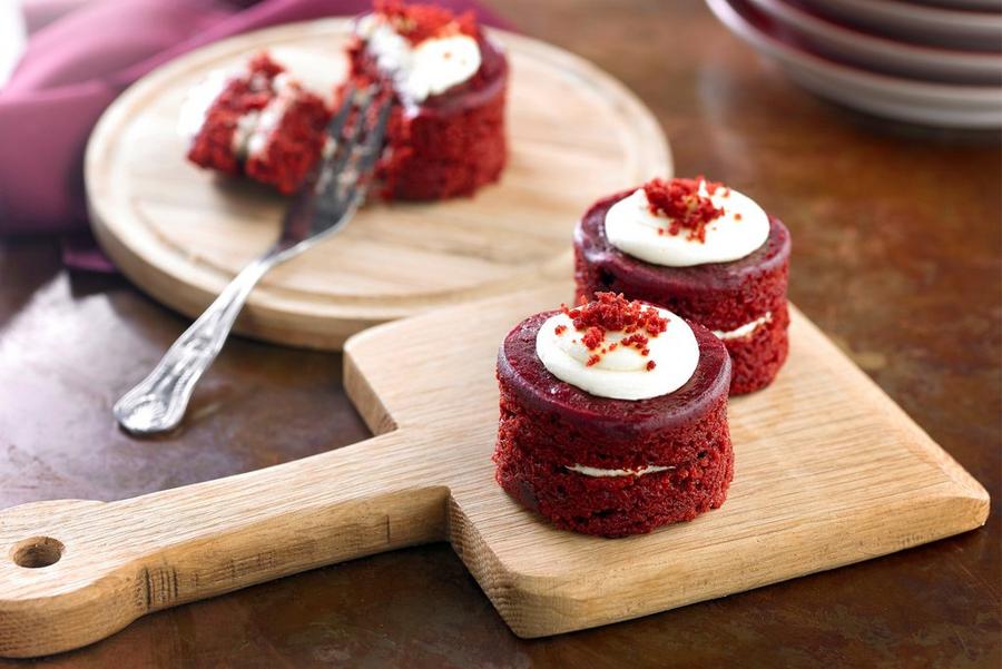 Red Velvet Mini Cake 18 pack