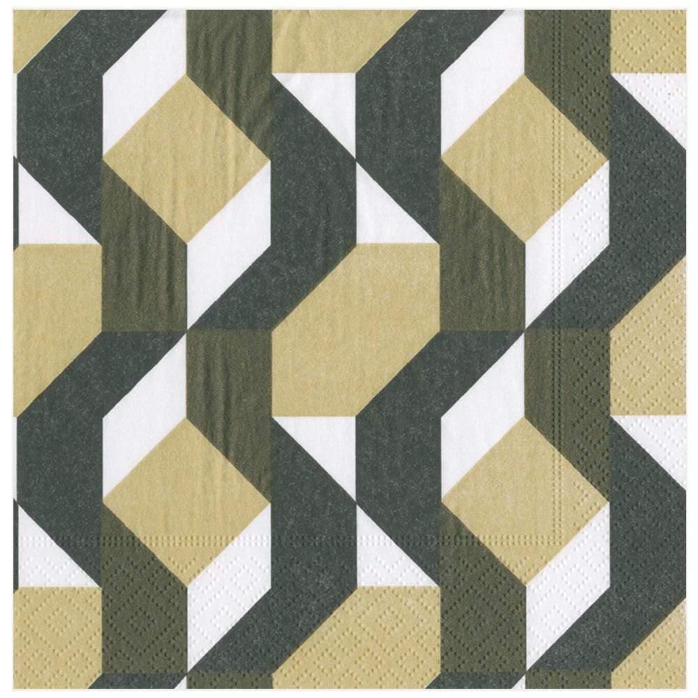 Caspari Theory Dinner Napkins 20pk