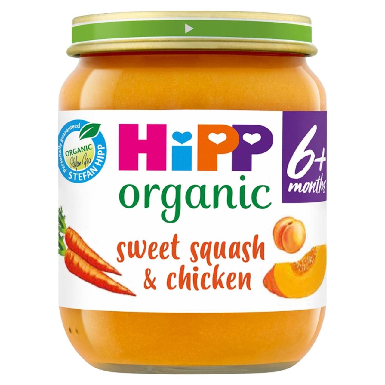 Hipp Organic Squash & Chicken 4 Months 125g
