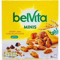 Belvita Mini's Honey & Chocolate Chip 6pack