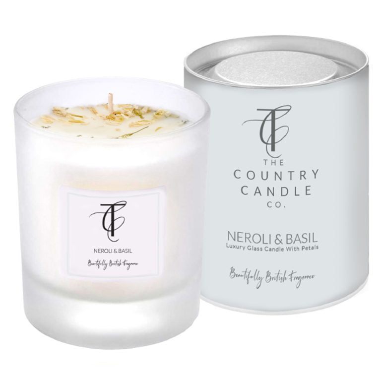 CC Pastels Glass Candle Neroli & Basil