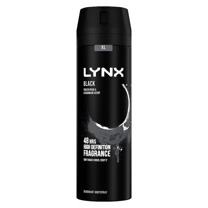 Lynx Deodorant Bodyspray Black 200ml