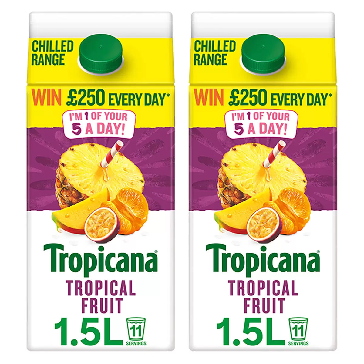 CC Tropicana Tropical Juice 2x1.5L