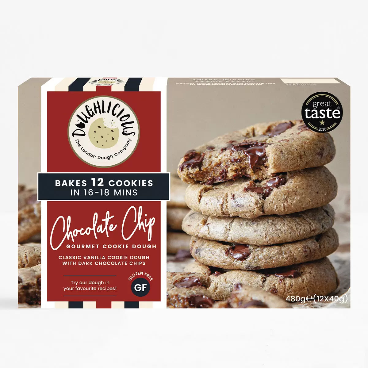 Costco Doughlicious Choc Chip Cookies 12pk