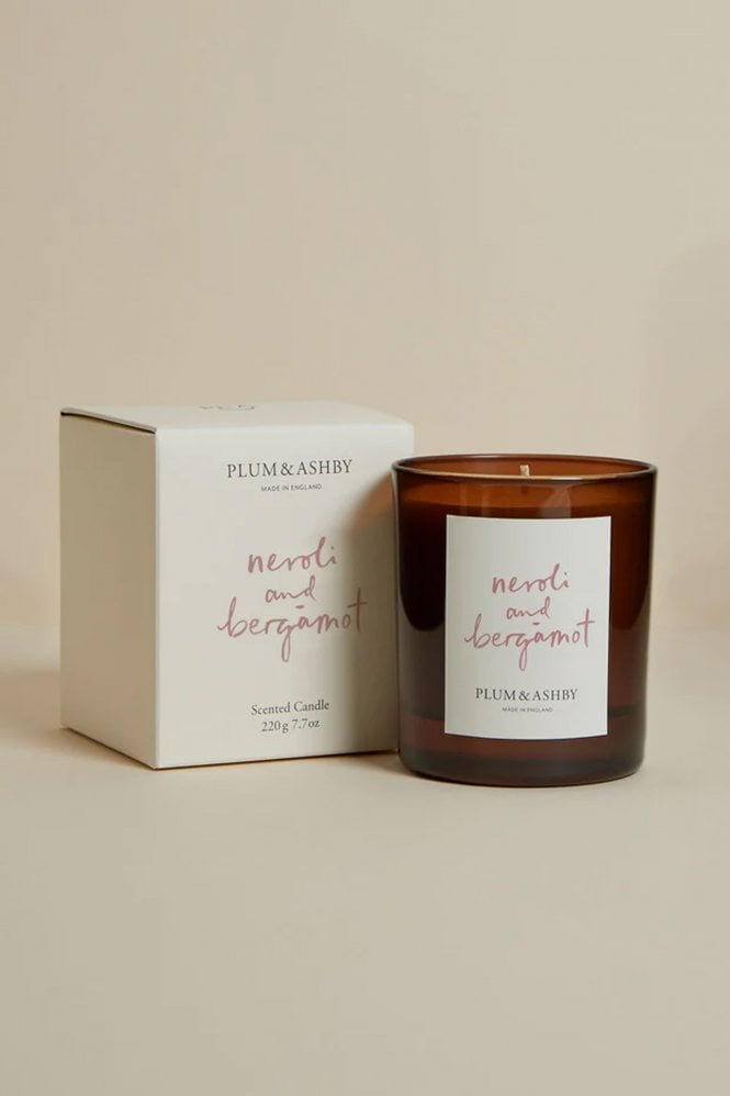 Plum & Ashby Neroli & Bergamot Scented Candle 220g