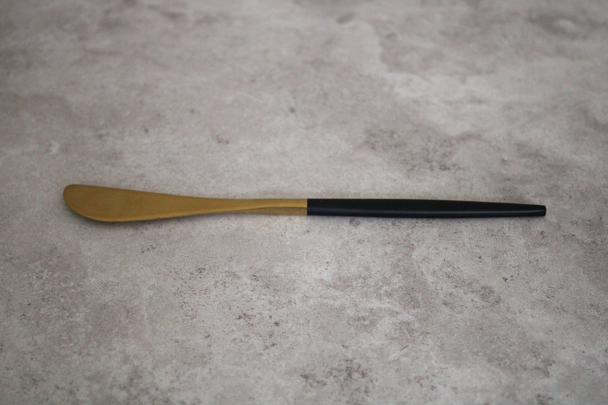 DD Blk & Gold Butter Knife 17cm