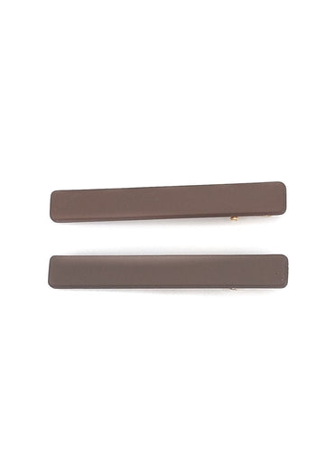 RW Briar - Taupe Acrylic Crocodile Clips