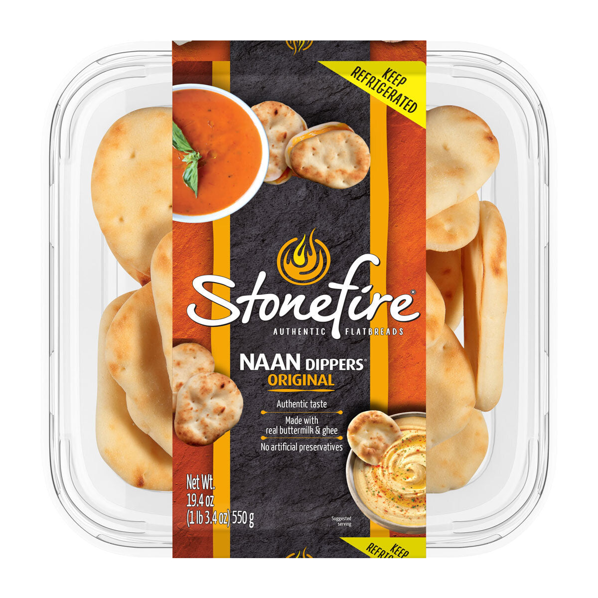 Costco Stonefire Naan Dippers 550g