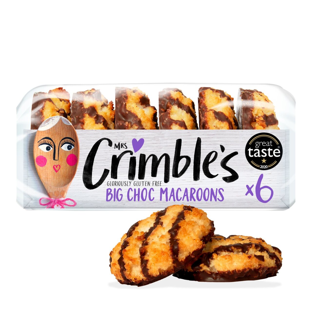 Mrs Crimbles 6 Big Choc Macaroons