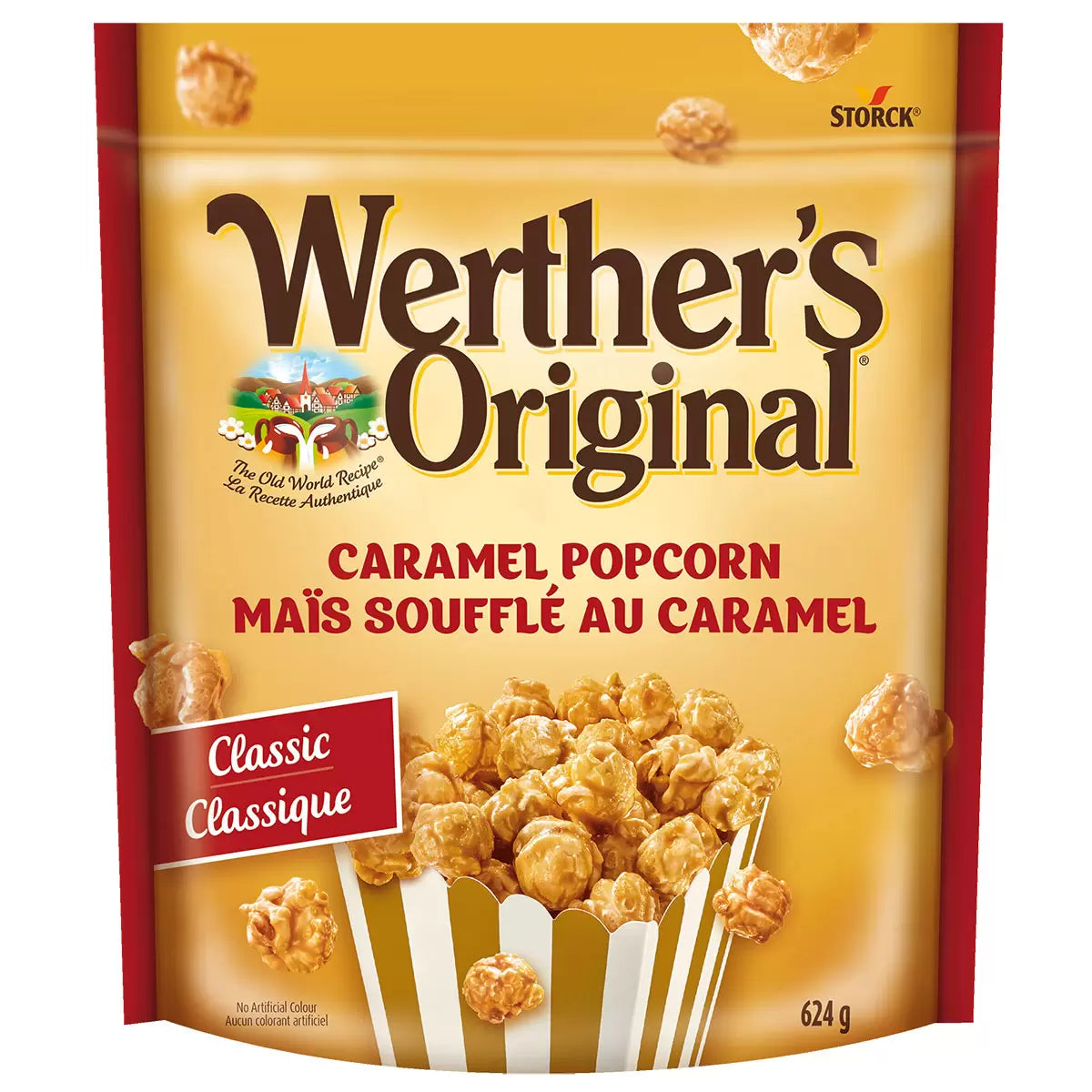 CC Werthers Original Caramel Popcorn 624g