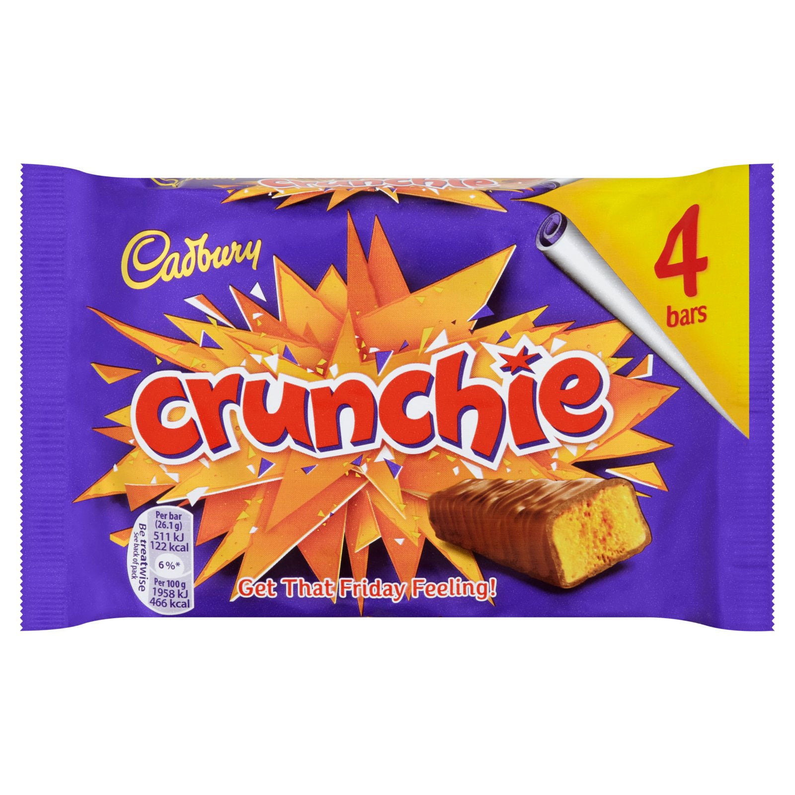 BULK Cadbury Crunchie 4pk x 10