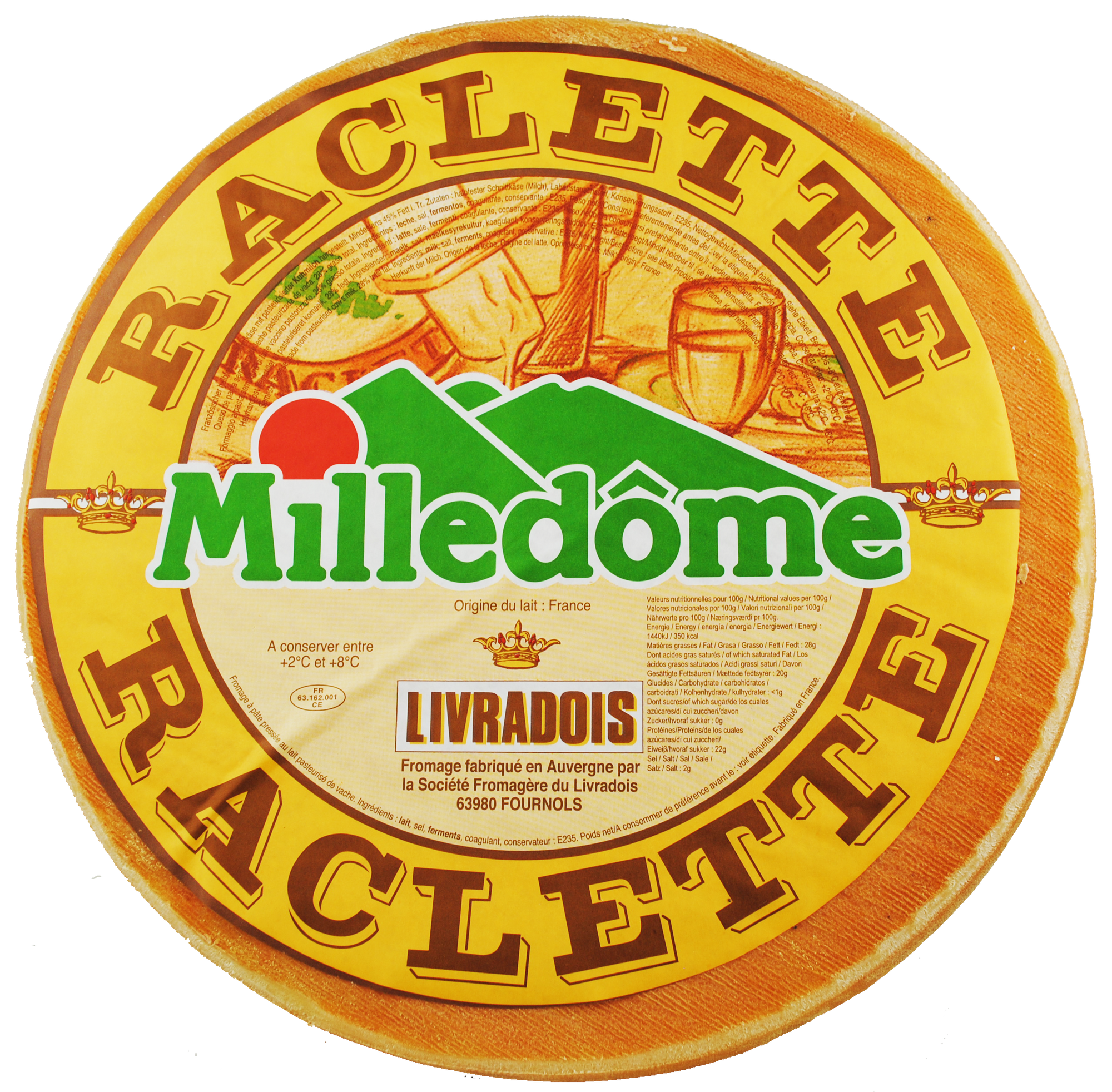 MLFC Raclette Pasturised Approx 200g