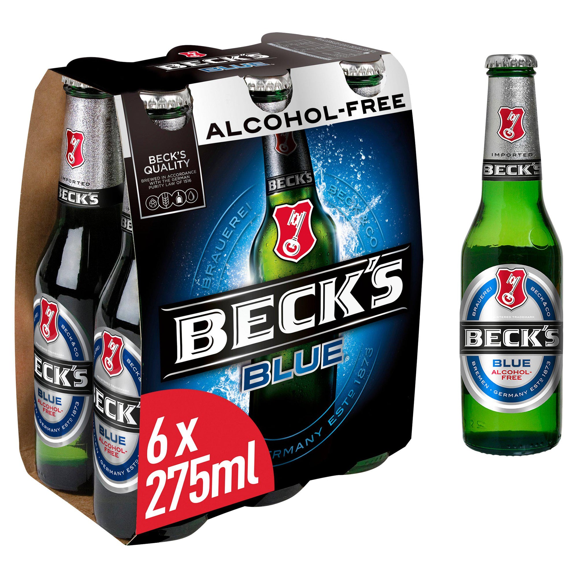 Becks Alcohol Free 6 x 275ml 0%