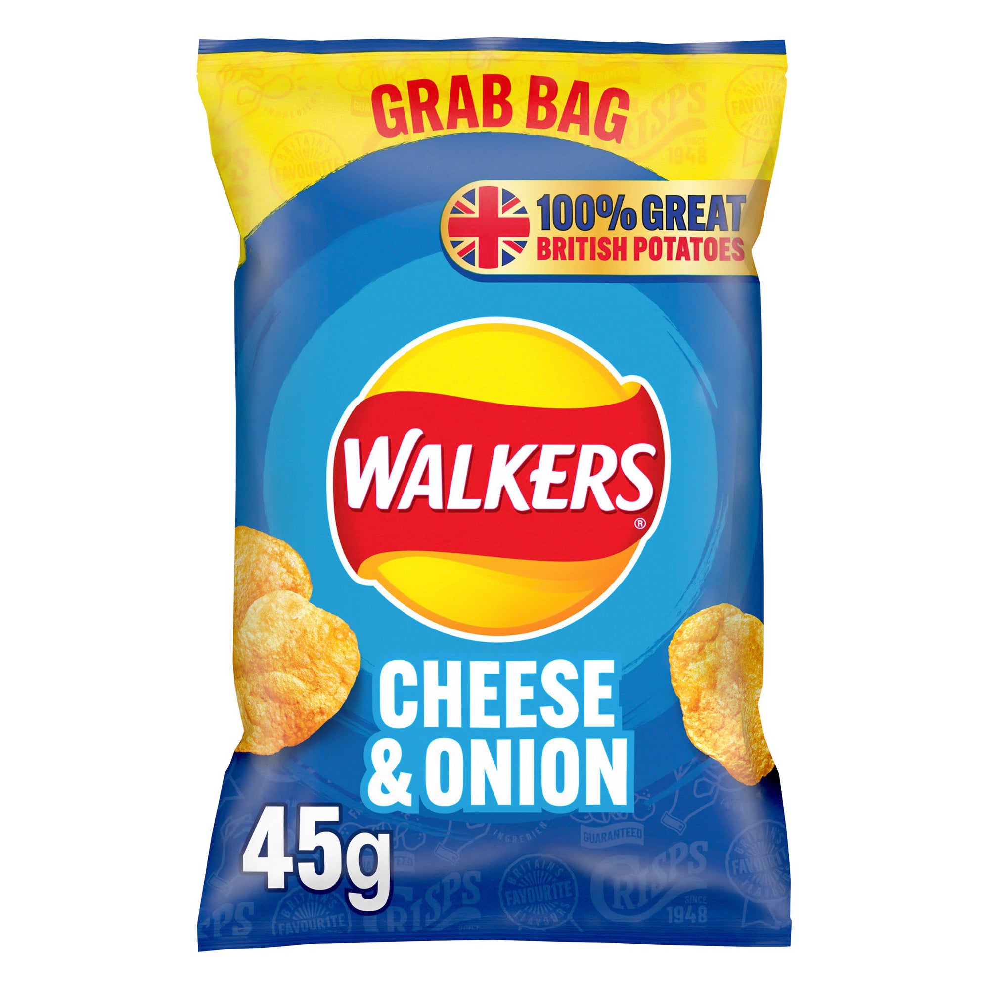 Walkers Max Cheese & Onion Grab Bag 50g