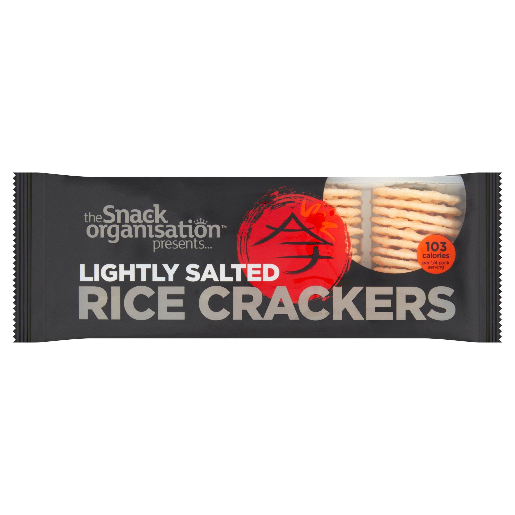 The Snack Organisation Rice Crackers Lightly Salted 100g