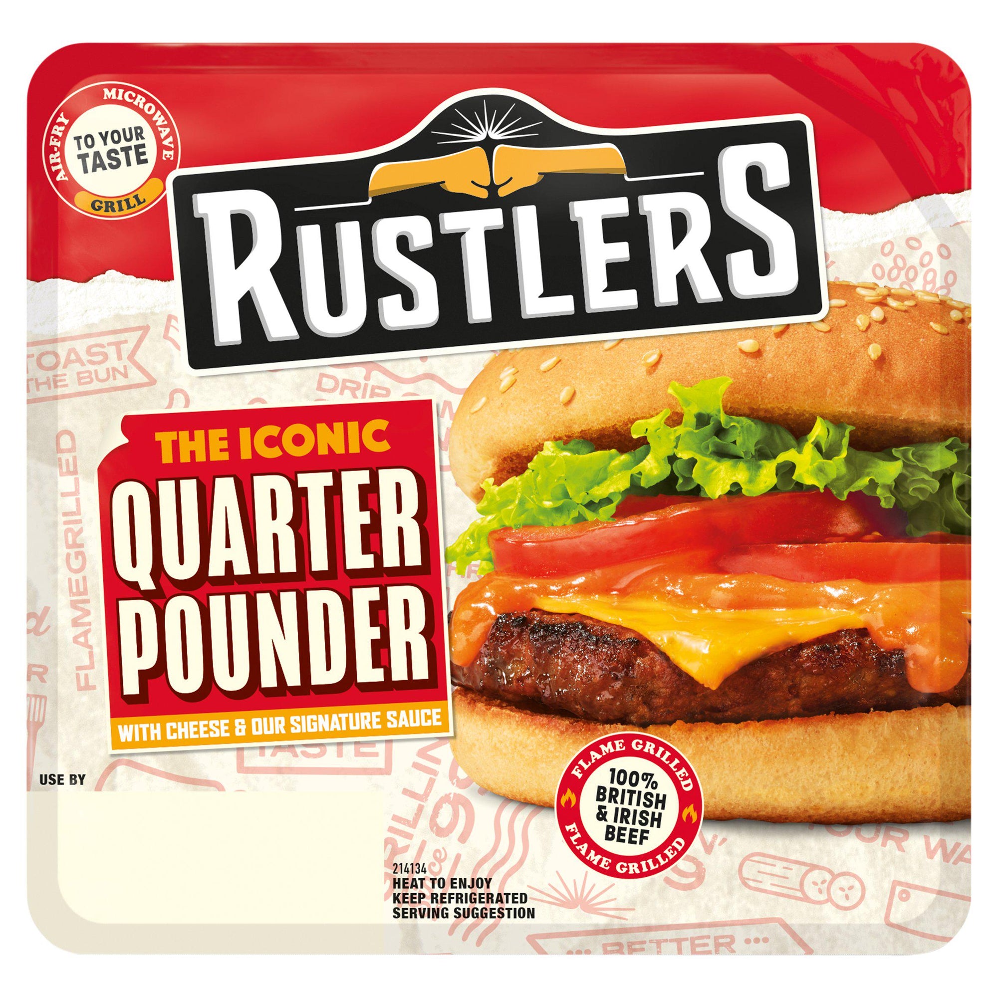 Rustlers Quarter Pounder 190g