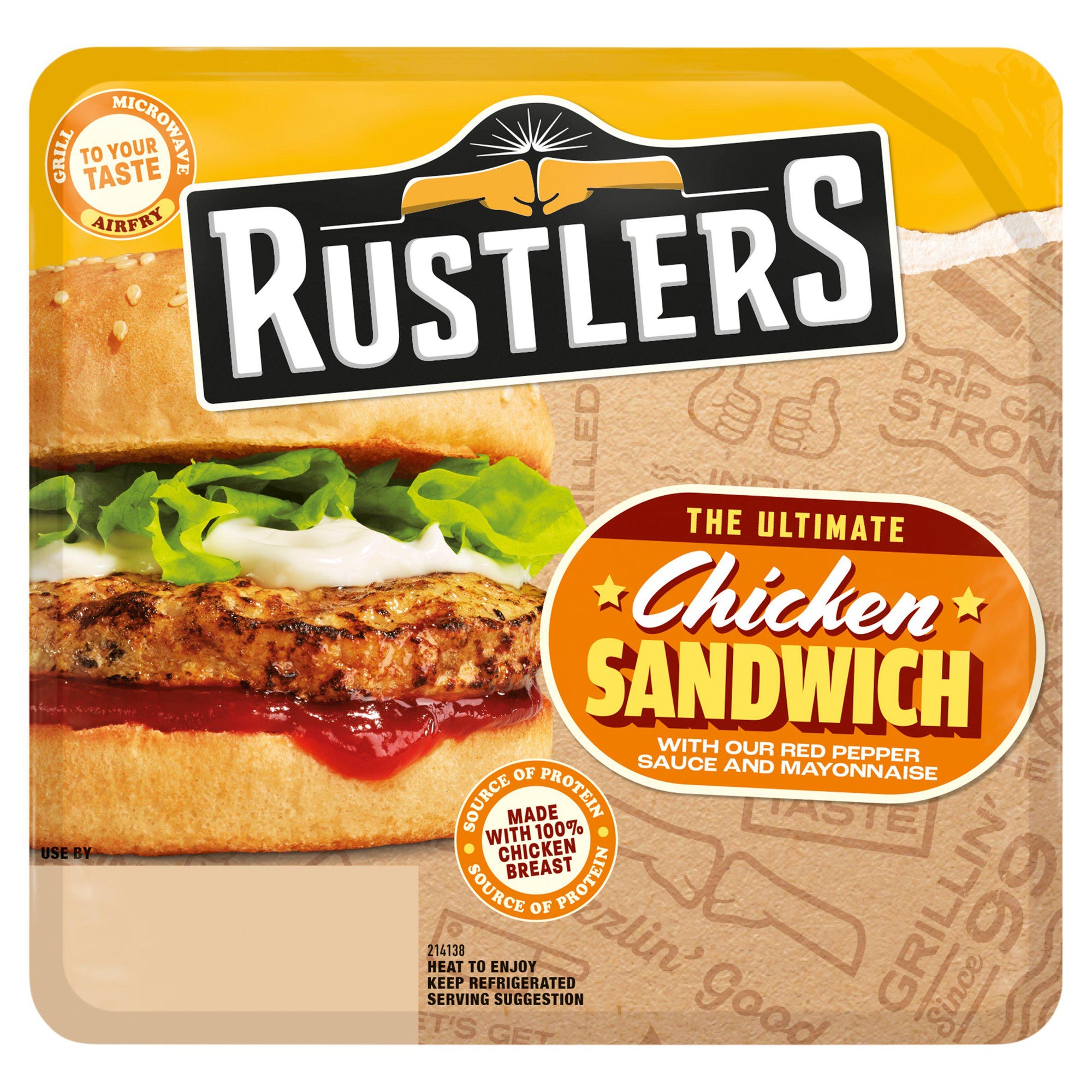 Rustlers Sandwich Chicken 150g