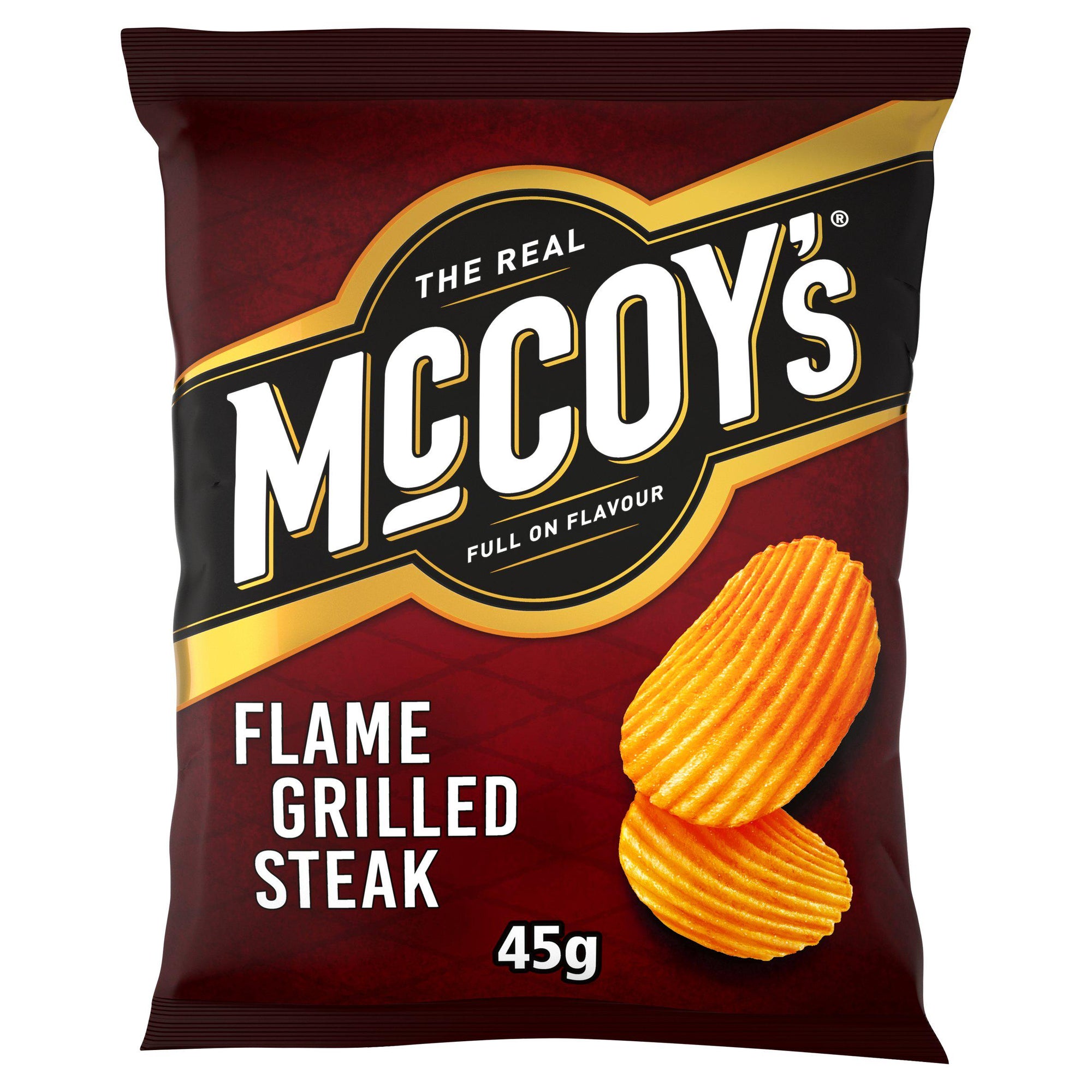 McCoys Flame Grilled Steak Grab Bag Crisps 45g