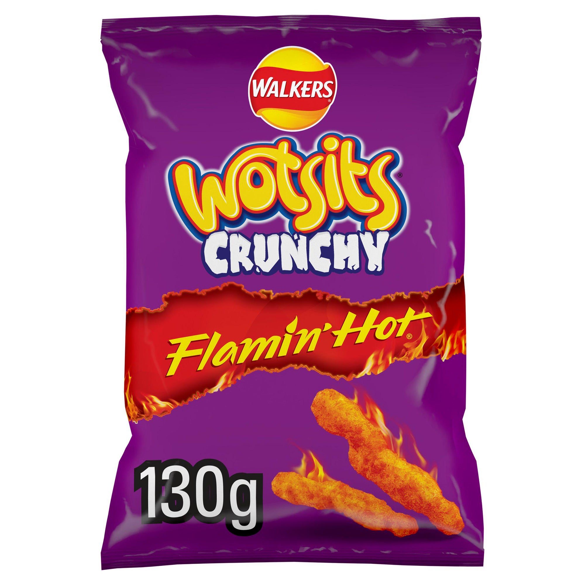 Wotsits Crunchy Extra Flamin Hot 130g