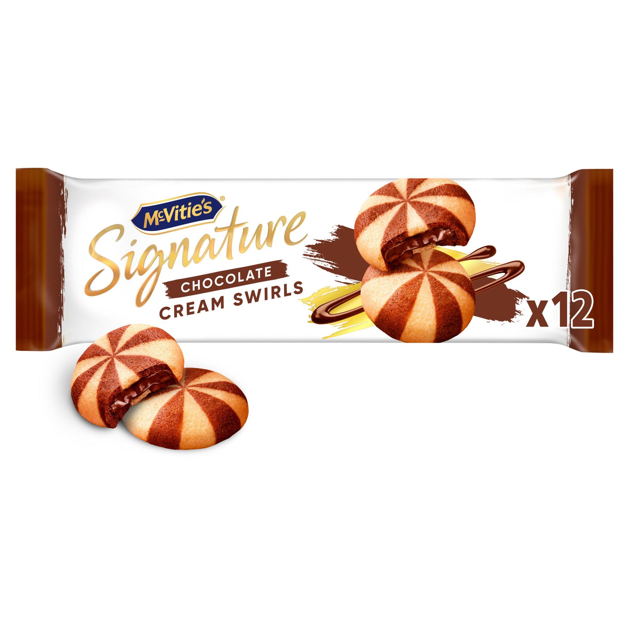 McVities Signature Chocolate Cream Swirls 142g